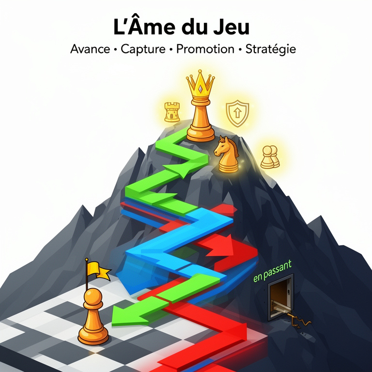 Infographie : pion echec