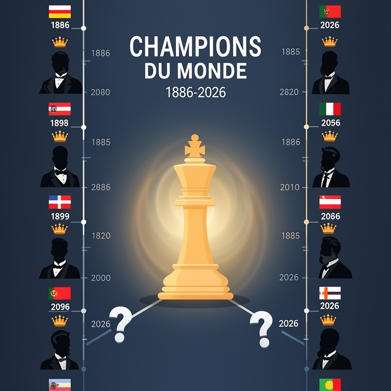 Infographie : championnat monde echecs