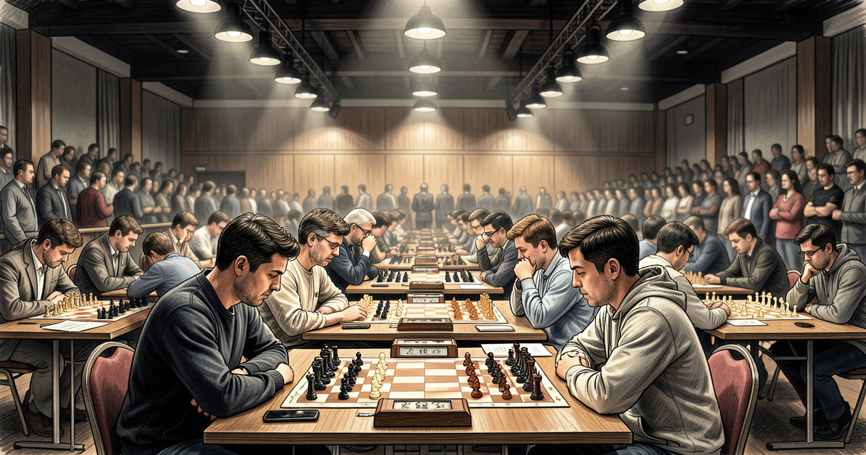 Top 10 du classement échecs mondial : joueurs en tournoi FIDE